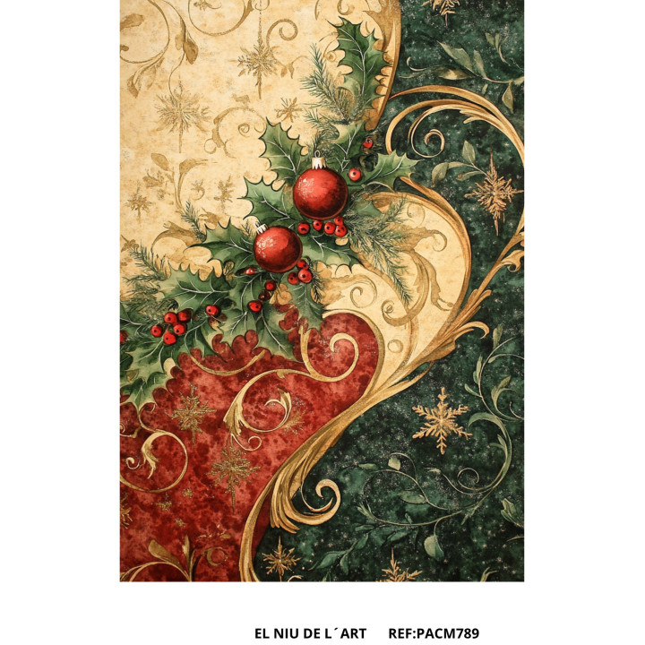 Papel de Arroz  Natal