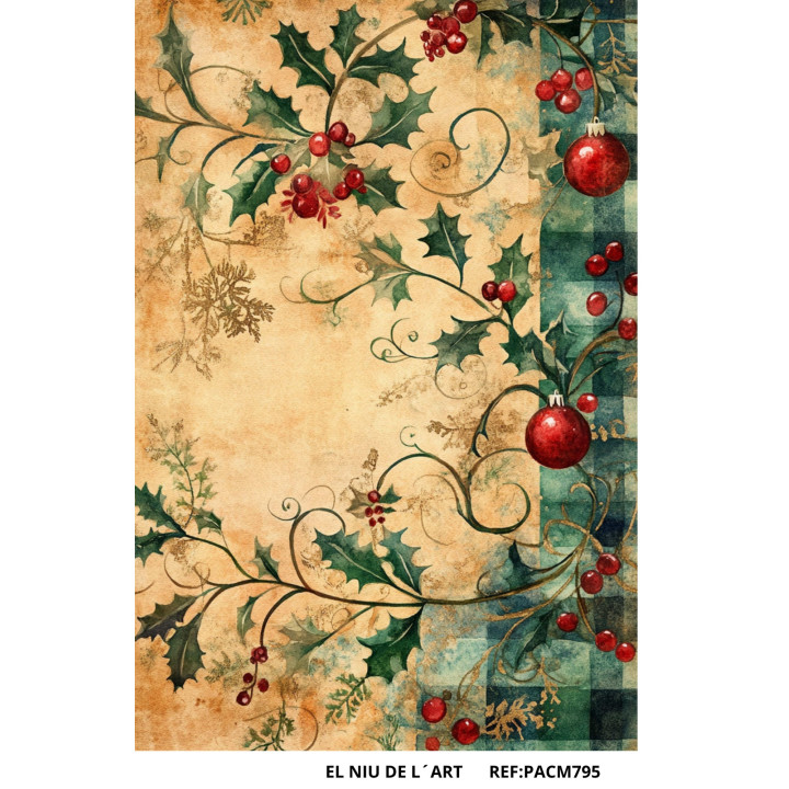 Papel de Arroz  Navidad