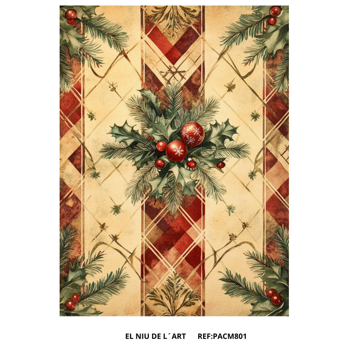 Papel de Arroz  Navidad