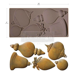 Moldes decorativos Bright Baubles de 5x10 pulgadas