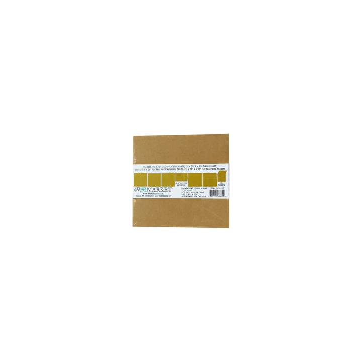Álbum cuadrado Foundations Kraft (FA-36749)