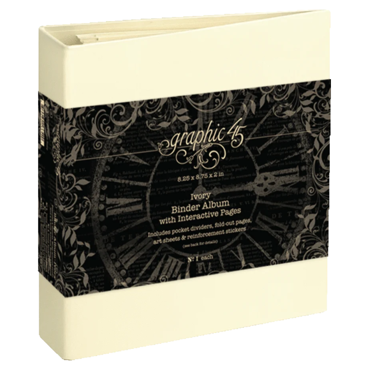 Álbum con carpeta y páginas interactivas - Marfil (4502922)
