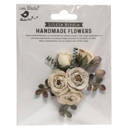 copy of LITTLE BIRDIE Embossed Daisies Artic Ice