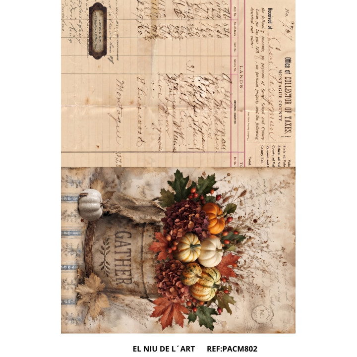 Papel de Arroz  Otoño