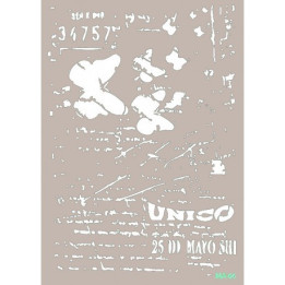 Stencil Mixed Media 066 MARIPOSA UNICO