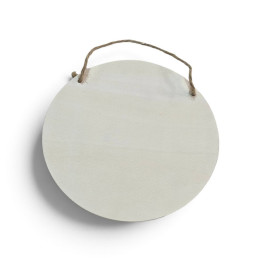 Disco de madera para colgar y decorar, 20 x 0,4 cm