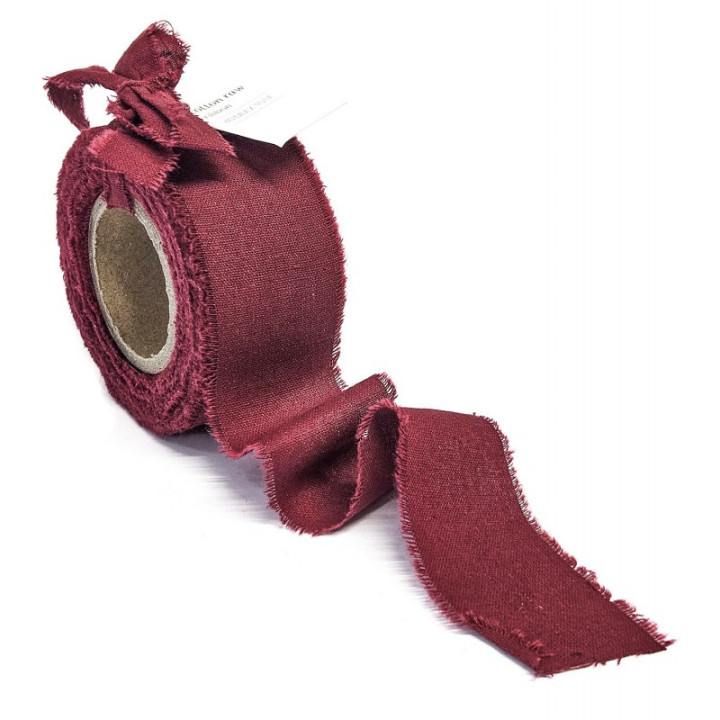 COTTON RAW ribbon 1m/40mm