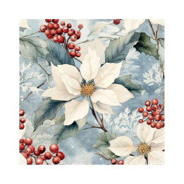 Servilleta WINTER POINSETTIA