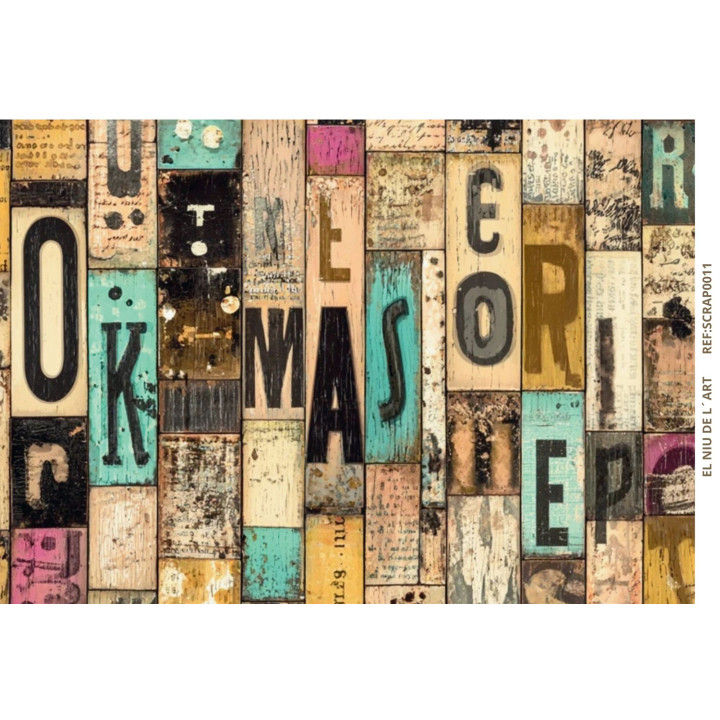 Papel de Scrap 160gr