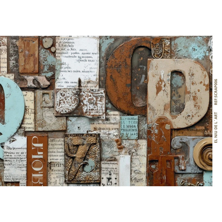 Papel de Scrap 160gr