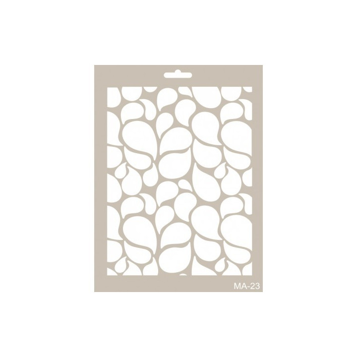 Stencil Mix Media GOTAS