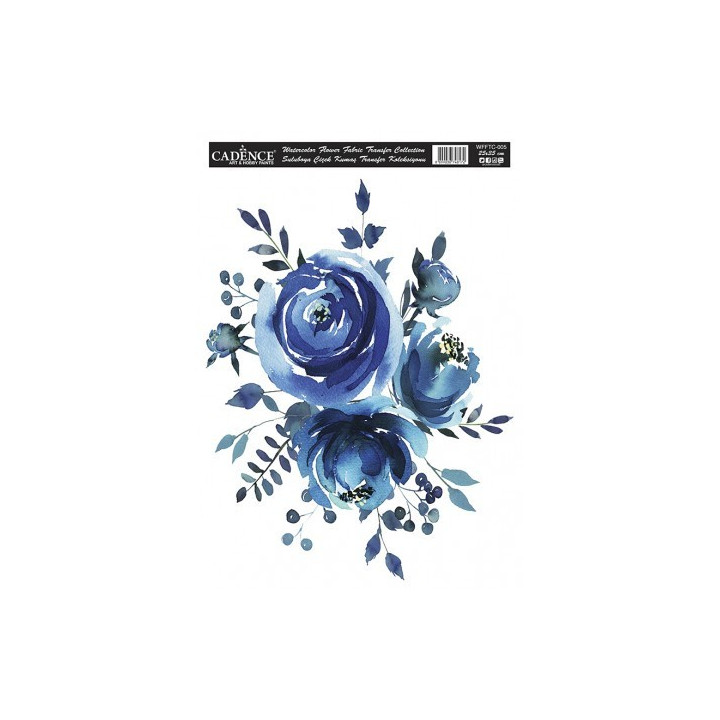 WFFTC005 TRANSFER OIHAL URCOLOR FLOWER 25x35