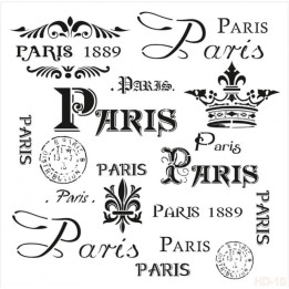 Stencil HOME DECOR 10 45x45cm