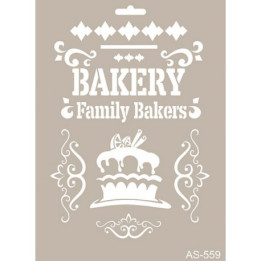 Stencil AS559 BAKERY