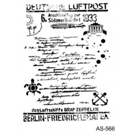 Stencil AS566 ZEPPELIN 21x30