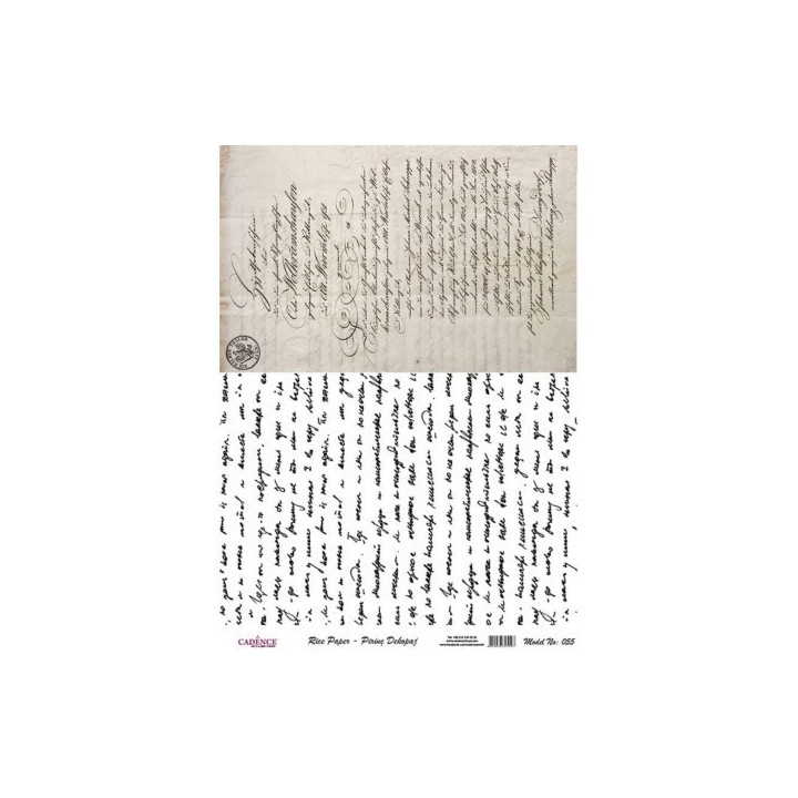 Papel De Arroz 055 TEXTOS