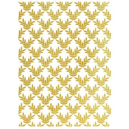 Papel De Arroz 01Fondo ORO RAMAS