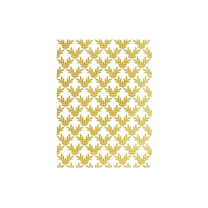 Papel De Arroz 01Fondo ORO RAMAS
