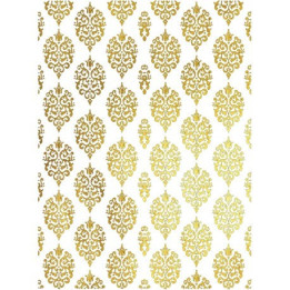 Papel De Arroz 019 Fondo ORO ARABESCOS