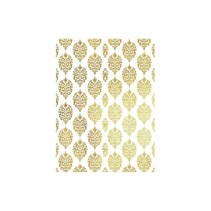 Papel De Arroz 019 Fondo ORO ARABESCOS