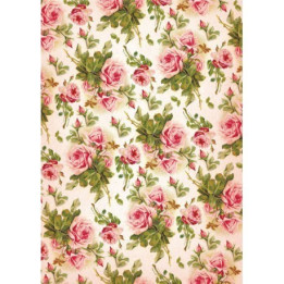 Papel de Arroz FONDO ROSAS
