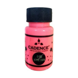 GLOW IN THE DARK rosa 50 ml
