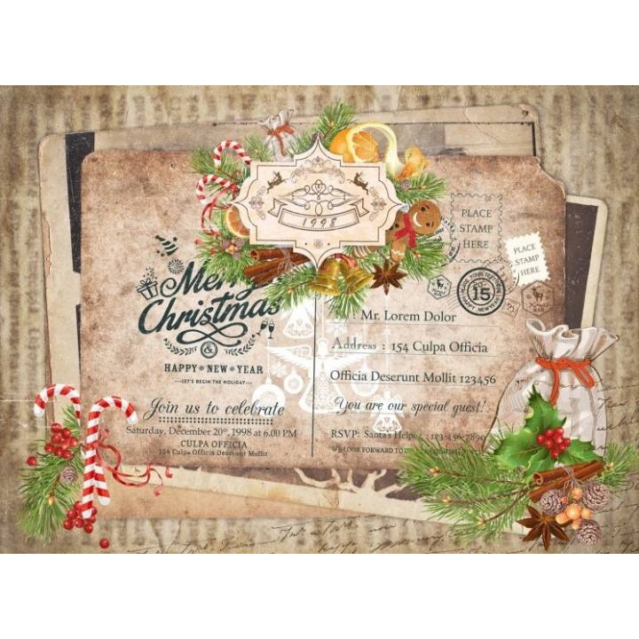 Papel de Arroz767 NAVIDAD