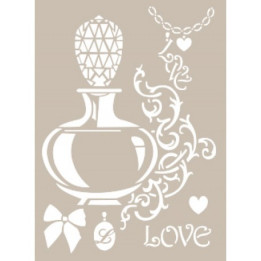 Stencil AS541 PERFUME LOVE