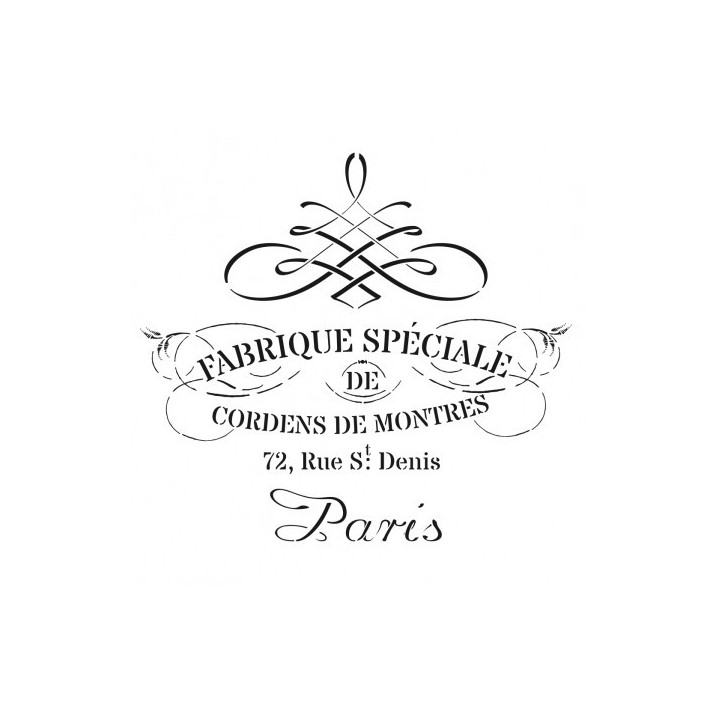 Stencil FABRIQUE SPECIALE 45x45cm