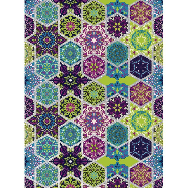 Papel de Arroz24 Ethnic PLATA