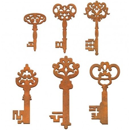 SET 6 LLAVES Siluetas DM