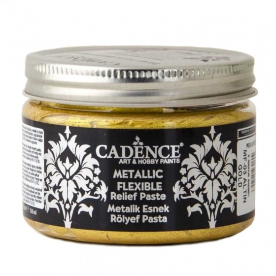 Pasta Flexible Metálica GOLD 150ml Cadence*