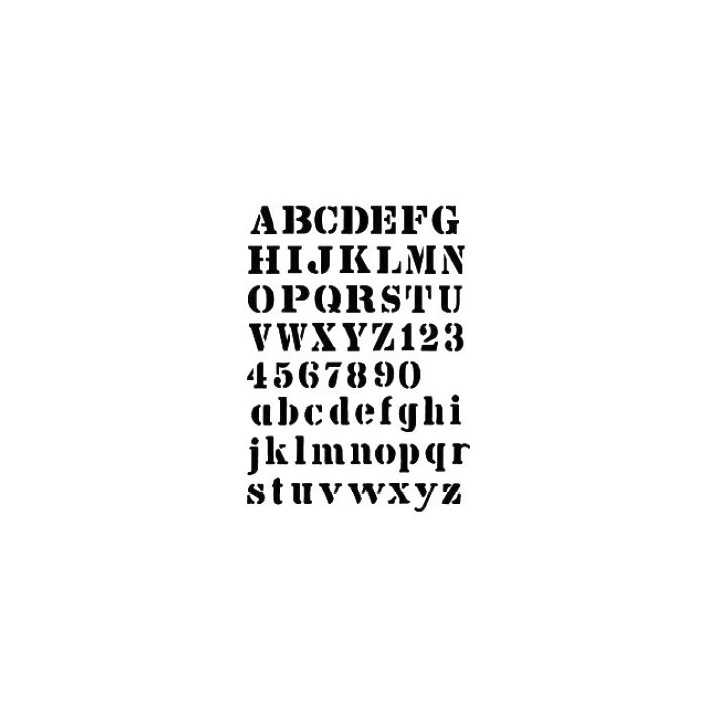 Stencil AS430 LETRAS CARGO 21x30