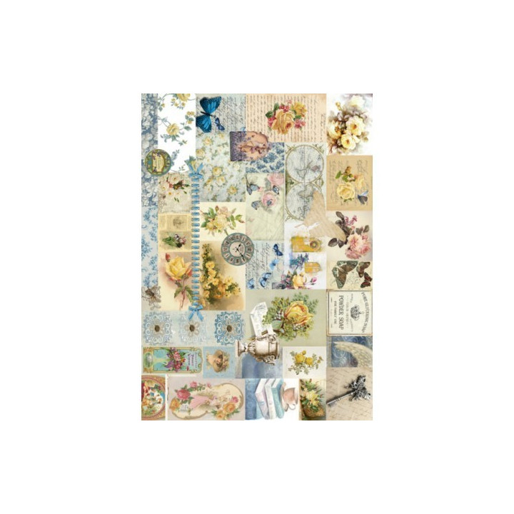 Papel De Arroz ETIQUETAS SHABBY