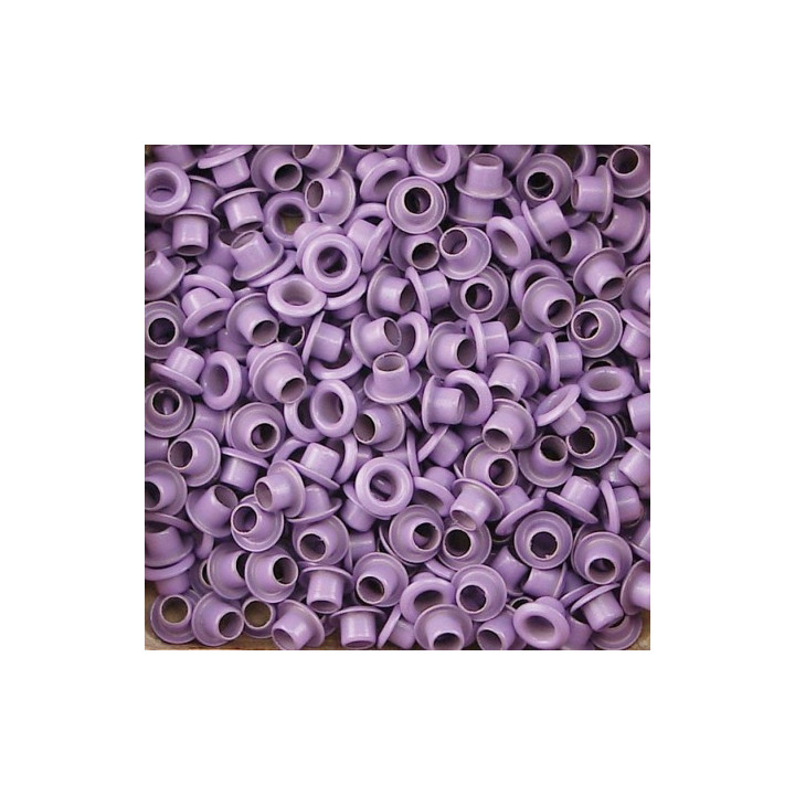 Set Eyelets VP 5 mm lavender 25 piezas