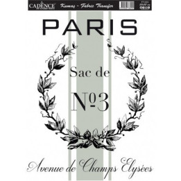Transfer Para TEJIDOS Paris Nº3
