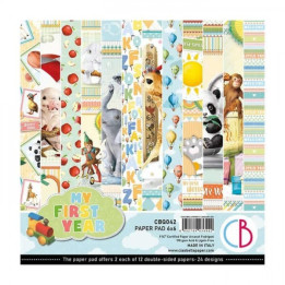 My First Year Vol.2 Paper Pad 12"x12" 12/Pkg