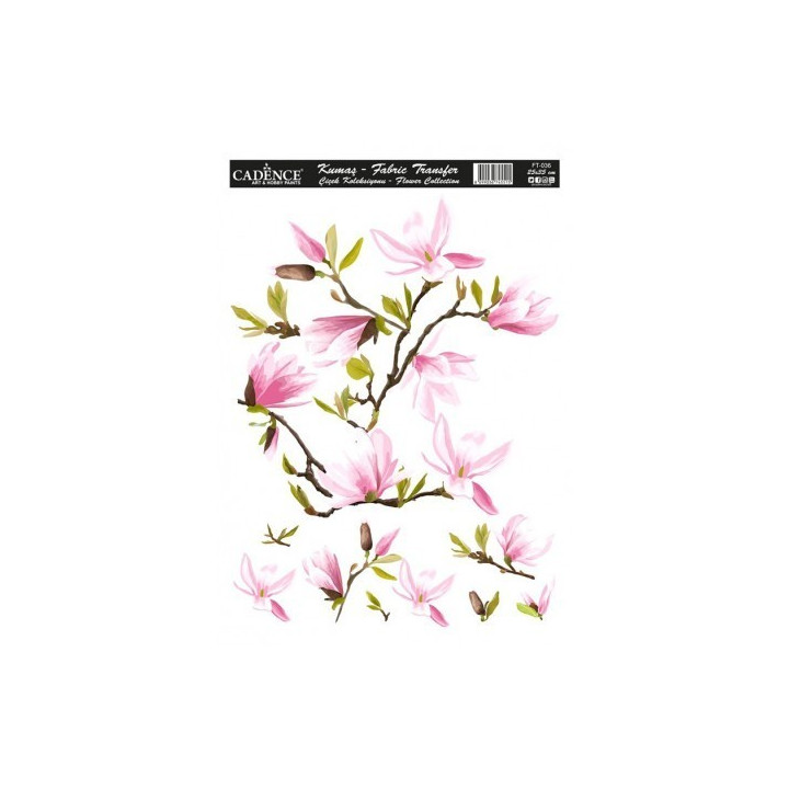FT036 TELA Flowers Transferentzia 25x35