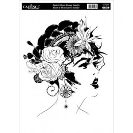 KTS005 Tela Transfer W&B 21x30cm